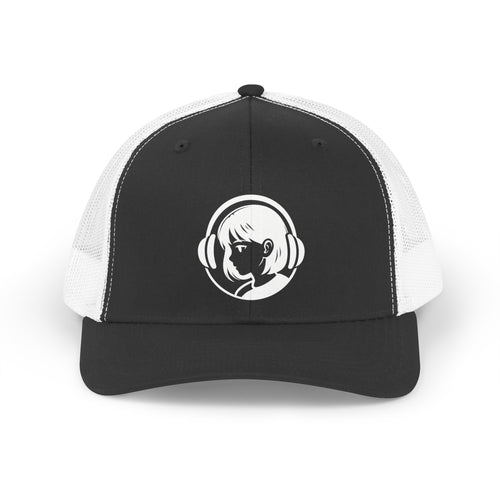 Copy of Retro Girl Silhouette Trucker Hat — Vintage Style Mesh Cap